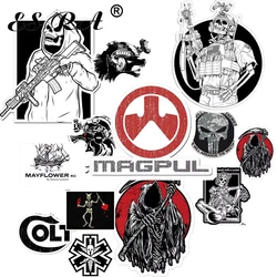 13Pcs/Sets Millitary Stickers Car Sticker Tactical Pegatinas Laptop Decals Waterproof Vinyl for Motor Tools Suitcase Bottle