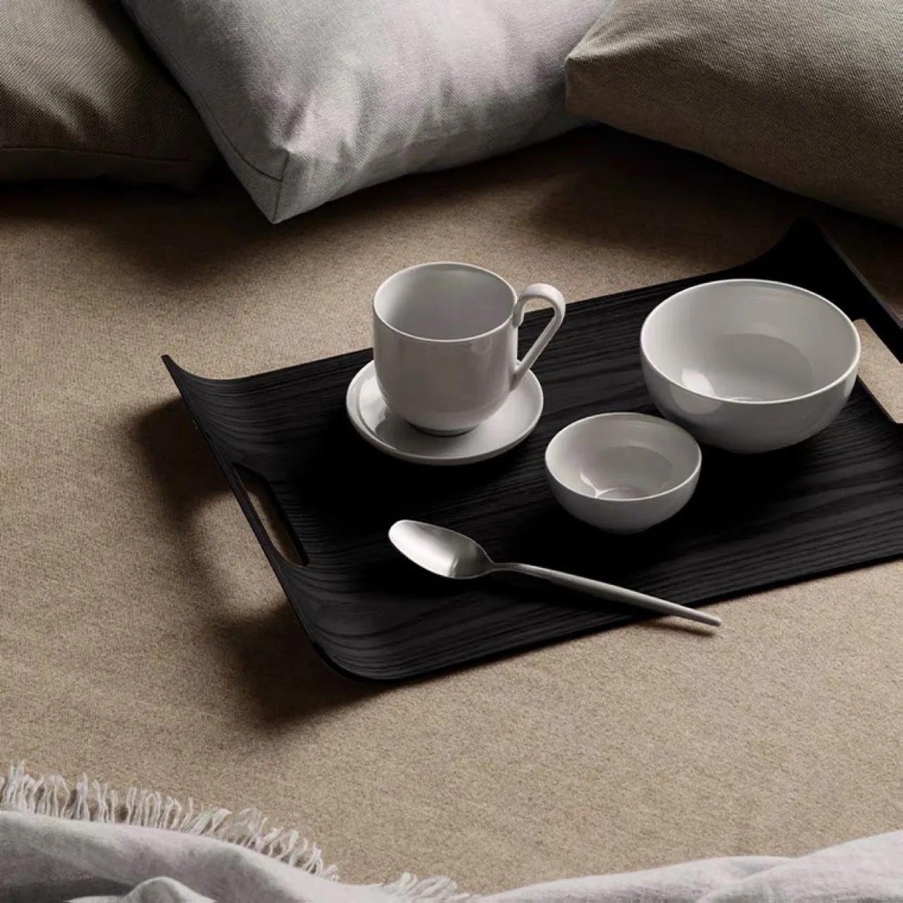 Aluminum tray simple hotel home living room coffee table dining table decoration