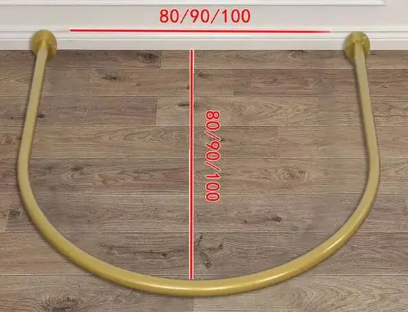 Fitting circle U-shaped pole changing room fitting room fitting rack pole clothing store curtain bracket