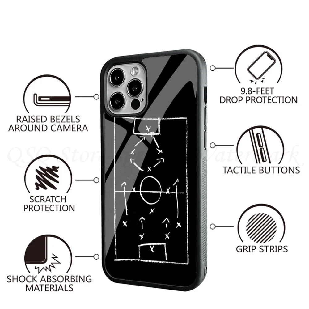 Coque de téléphone magnétique pour iPhone, football, Keeptics Time, 15, 14, 13, Pro, Max, 11, 12, Mini, Alex Mirror, Magsafe