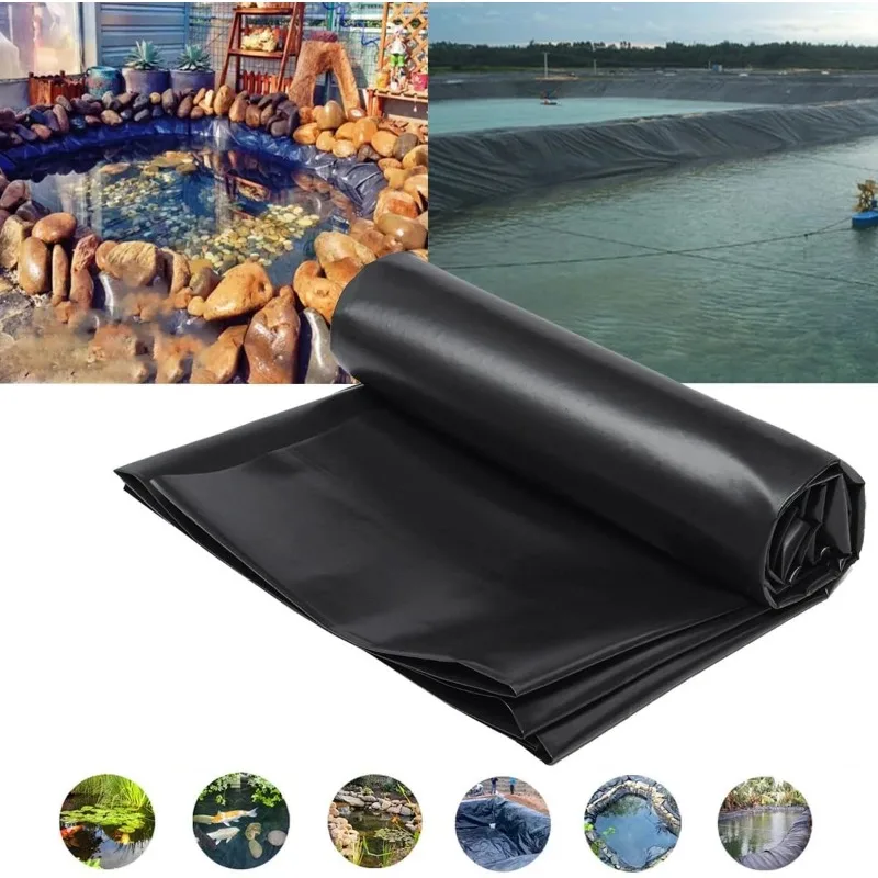 Flexible Preformed Pond Liner Mini Size Waterproof Membrane Durable Rubber Material for Outdoor Garden Fish Ponds Water Features