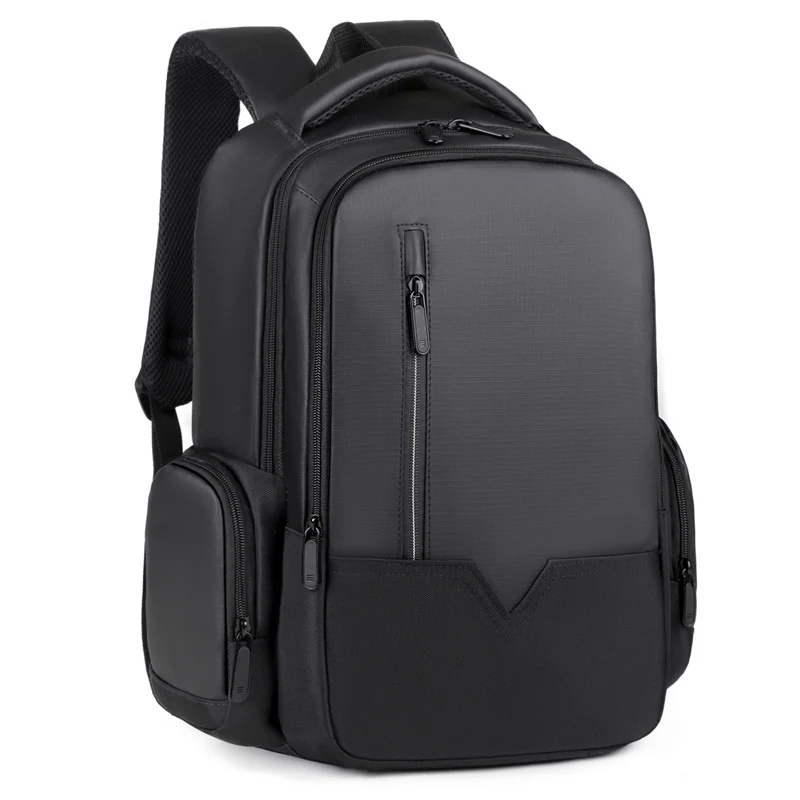 Men's Business Simple Water-Repellent Backpack, Large-Capacity Computer Storage Backpack for Commuting and Travel