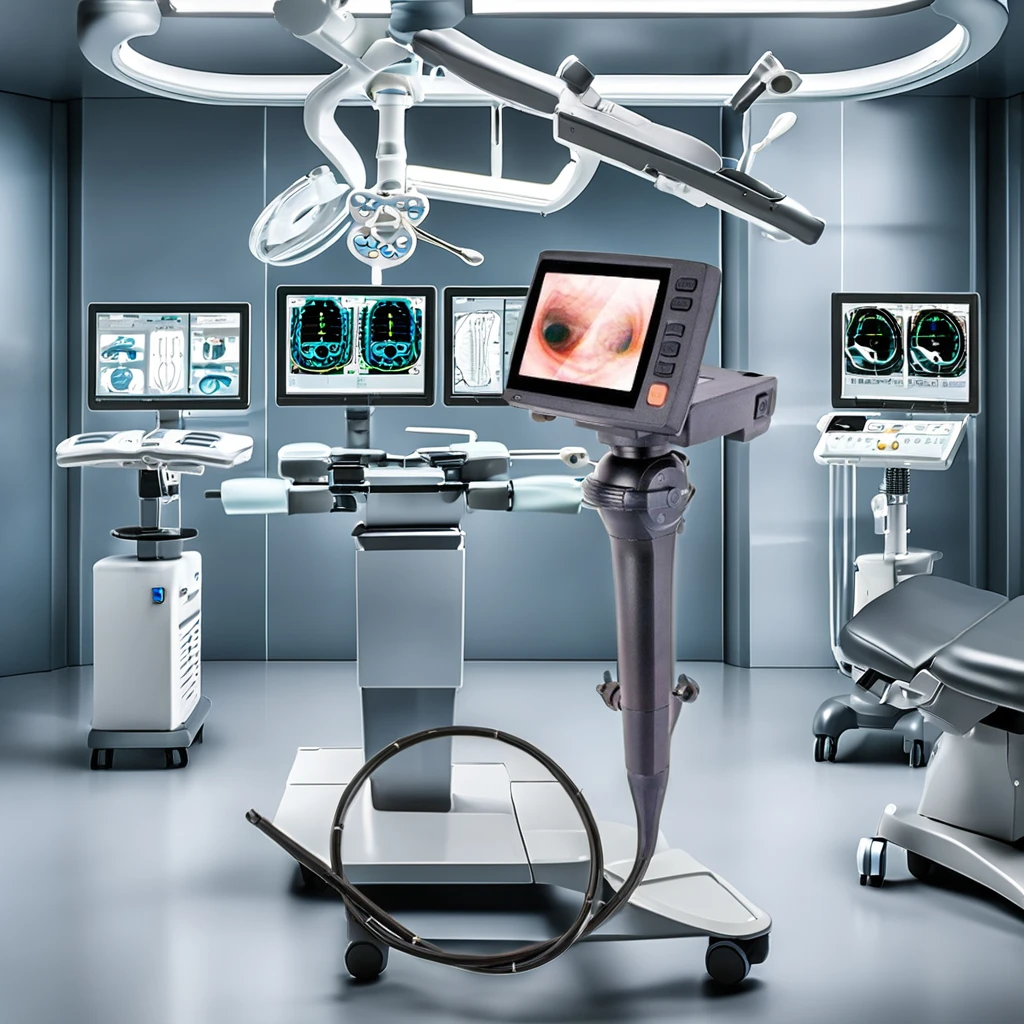 Flexible Bronchoscope Laryngoscope Portable Digital Video ENT Endoscope for Internal Observation Use