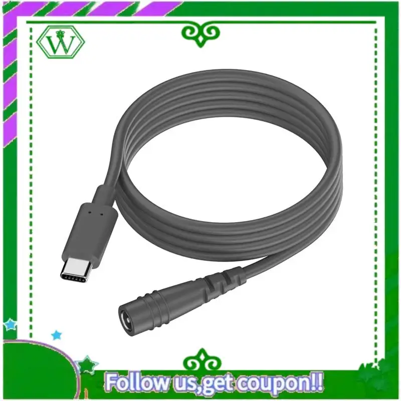 Reliable-For Starlink Mini USB C To DC Female Cable Overload Short Circuit Protection Type-C To DC Replacement Cable 2M