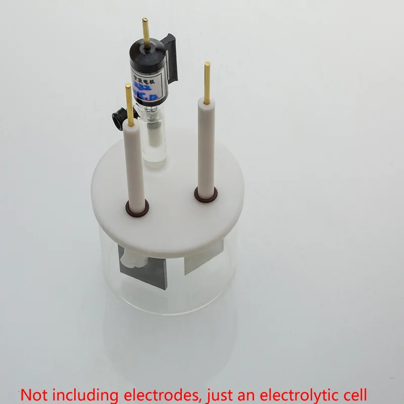 Three electrode electrochemical electrolysis device electrolytic cell electrolytic cell reaction cell glass bottle container