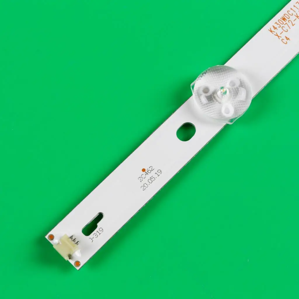 Tira de LED para 43PFF3012/T3 43PFF5012/T3 43PFS4012/12 43PFS4062/60 43PUH6002/96 LE43E6850 LE43M3579/60 SVK430AK1_WICOP_3LED_REV03