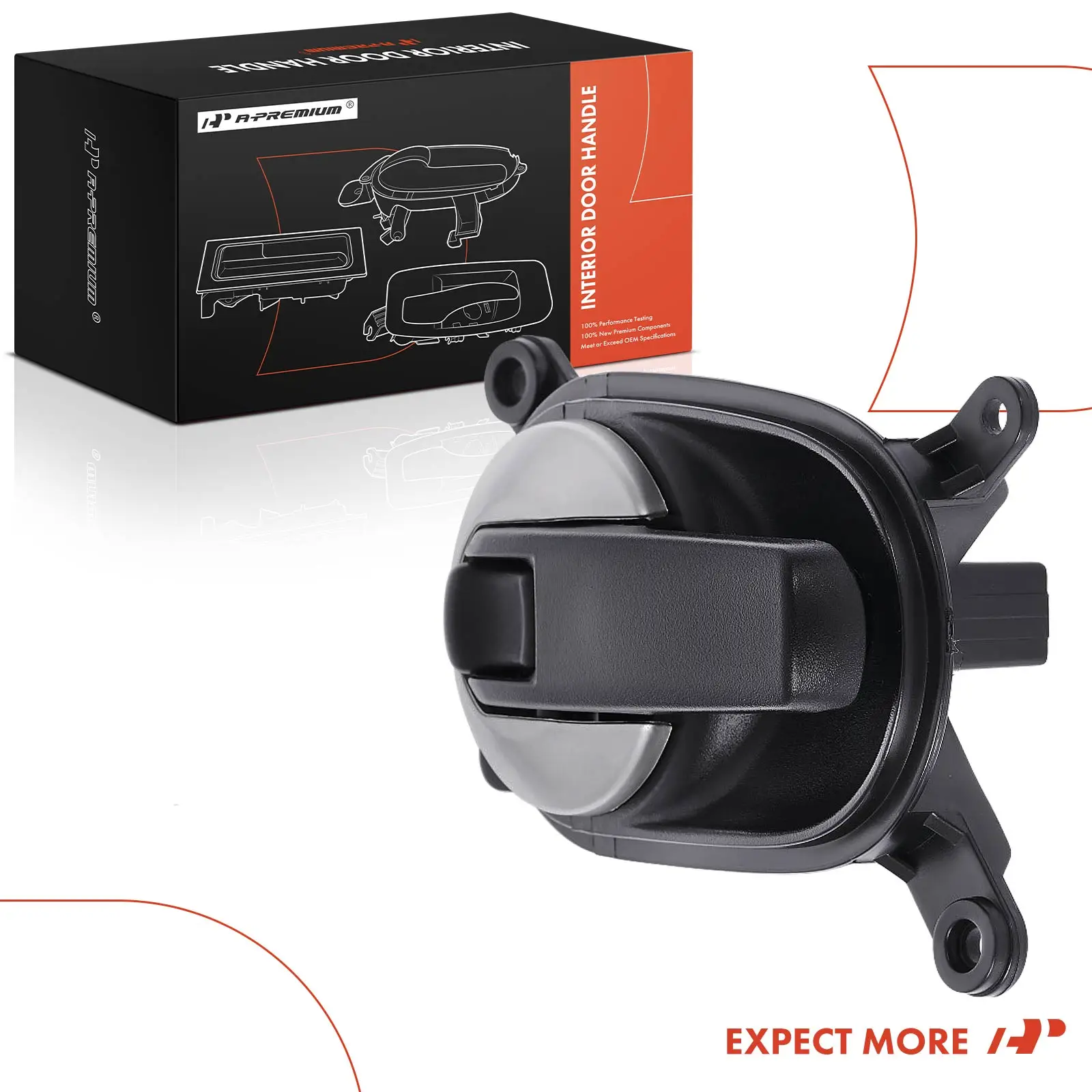 A-Premium Front Driver Side Black Rouge Interior Door Handle for Nissan Quest 2004-2006