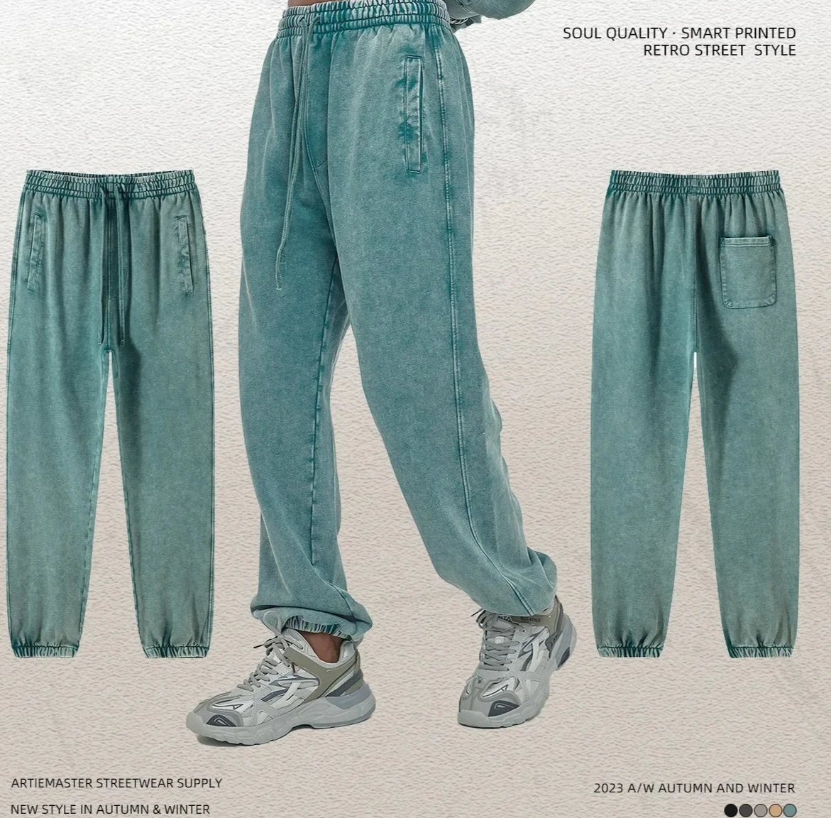 

Винтажные рваные мешковатые джинсы для мужчин, уличные брюки большого размера, потертые джинсовые брюки, повседневная одежда в стиле хип-хоп