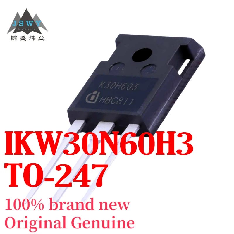 

(5/50 pcs) IKW30N60H3 Silk-Screen K30H603 TO-247 Integrated Circuit IC In Stock Large Inventory Free Shipping