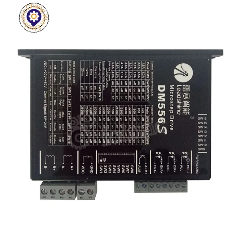 Leadshine Original New 2Phase Stepper Motor Driver DM556S Power Supply Voltage 20-50VDC Current 4.2A 5.6A Engraving Machine