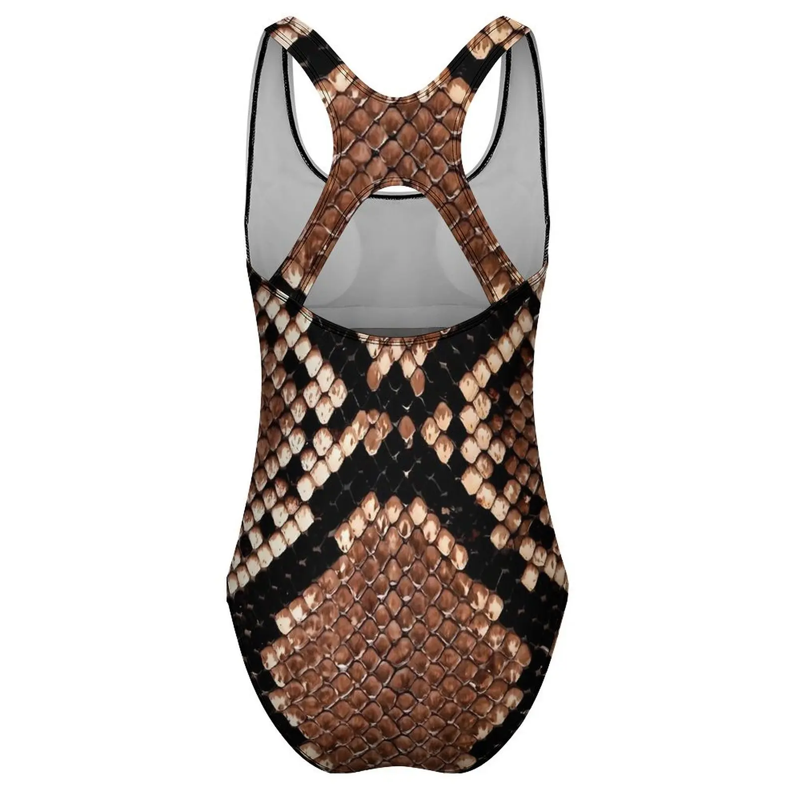 الكلاسيكية جلد الثعبان ملابس السباحة مثير الرجعية طباعة الإناث ملابس السباحة قطعة واحدة الكلاسيكية ارتداءها عطلة الهذيان رفع قطع بحر #4