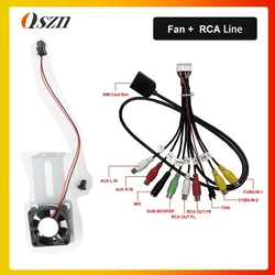 Cooling Fan For Android Car Radio Multimedia Player Head Unit Radiator with Iron Bracket