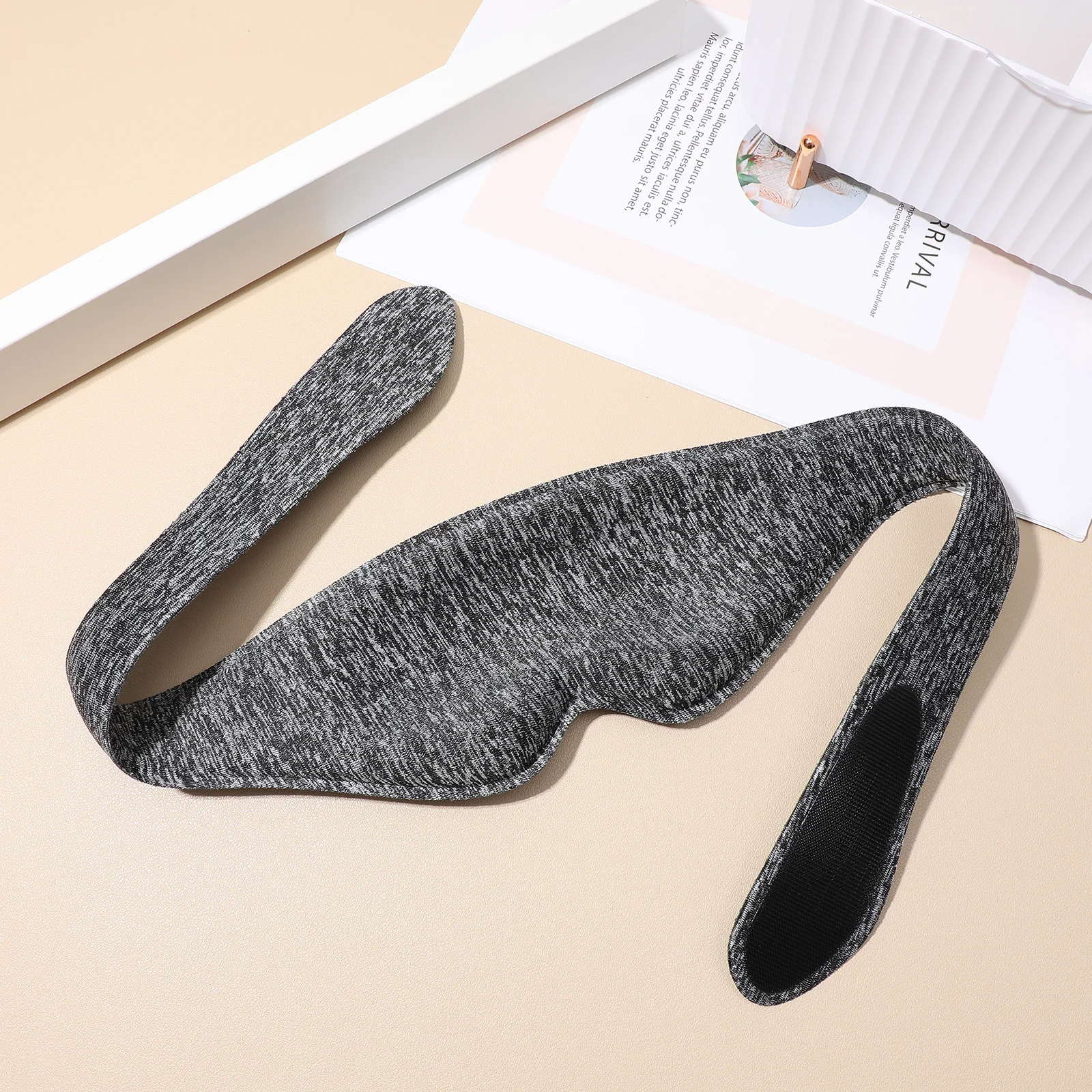 

Маска Мягкая дышащая маска для глаз с регулируемым ремешком, блокирующая свет для сна, путешествий, сна, офисного использования