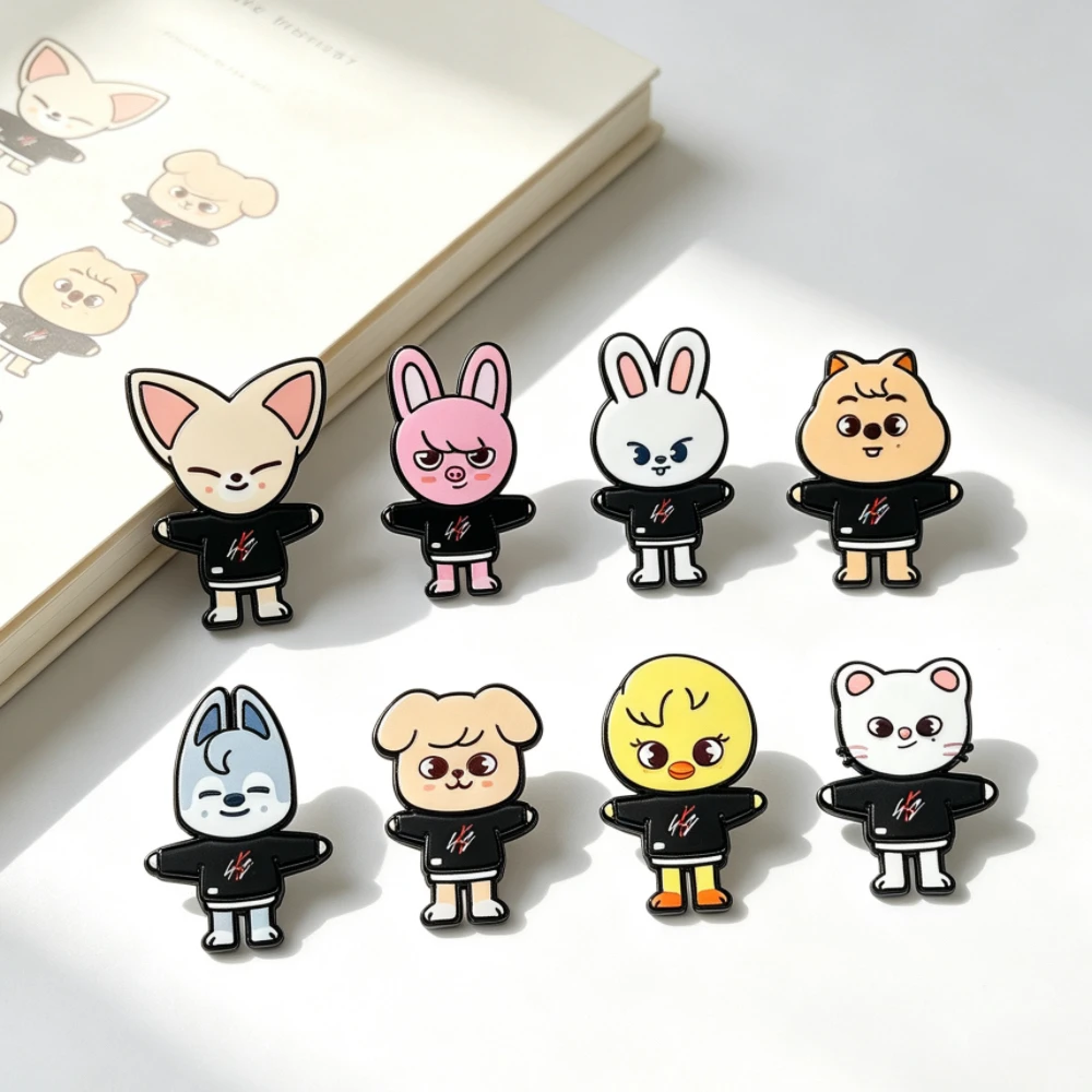 8/7 Stück Emaille-Pins, Cartoon-Anime-Charakter-Broschen, Anstecknadeln für Rucksäcke, Kleidung, Accessoires, Schmuck, Geschenke für Fans – Detail 2