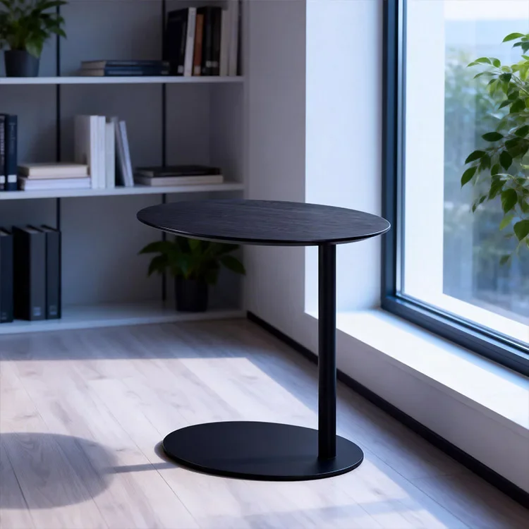 Light Luxury Modern Bedside Table for Small Spaces Wooden Sofa Corner Table Glass Top Coffee Table Bedroom Living Room