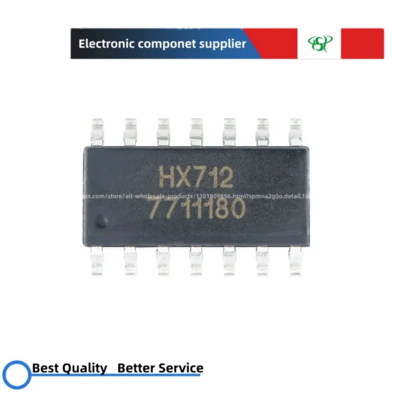 

10pcs~100pcs HX712 SOP-14 HX 712 Special analog/digital conversion chip for electronic scale