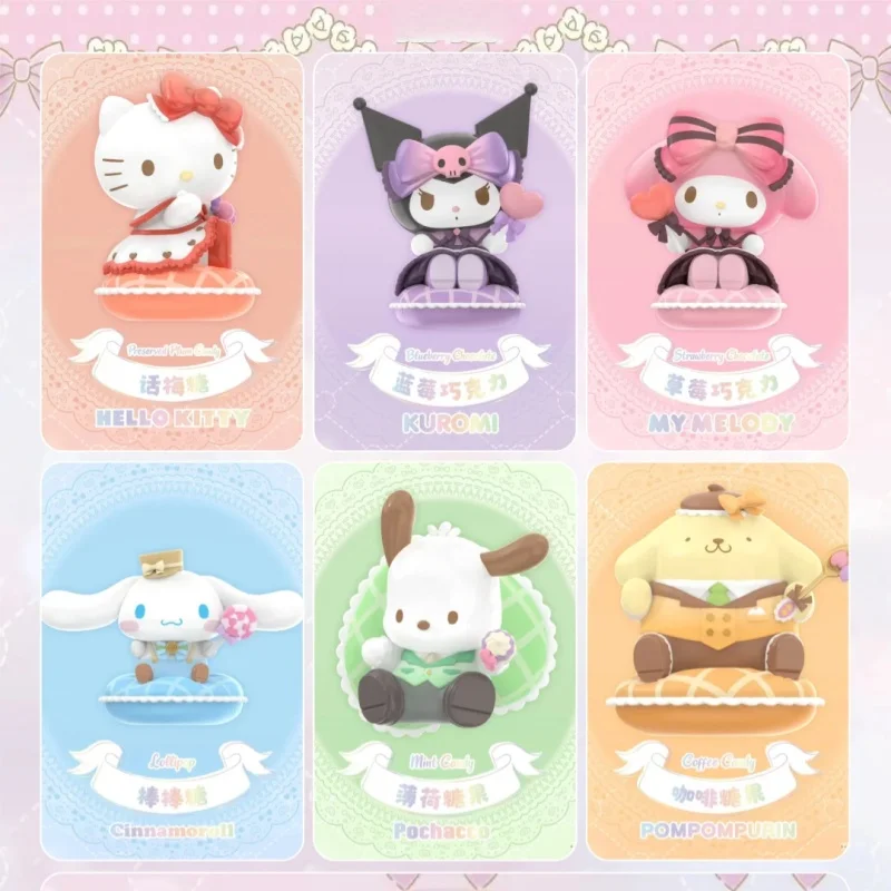 

New Sanrio Sweetheart Candy Series Trendy Blind Box Cute Toy Model Decoration Handmade Collection Children's Gifts