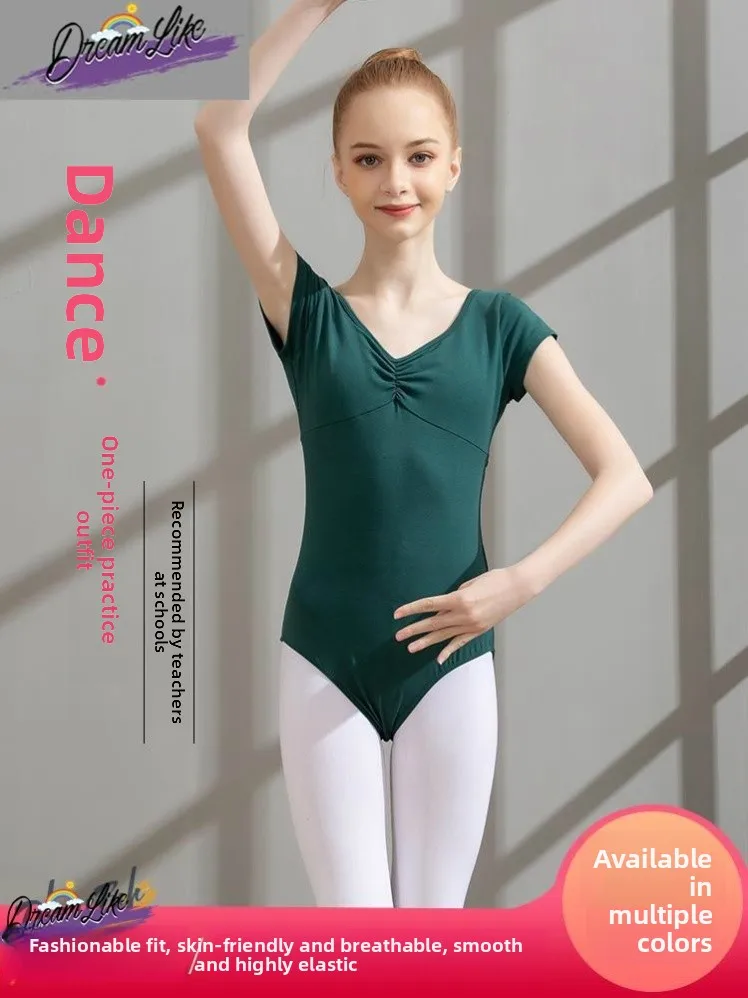 

Children's Dance orm ort Sve Ballet Gymnastics Outfit Fem Dancer Toddler Dance Costume Summer Training Suit