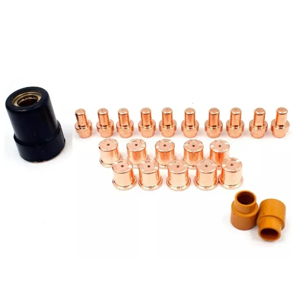 

Optimal Performance Plasma Tip Electrode Shield Kit for Eastwood VersaCut 40A Cutter CB50 Torch 23pcs Collection