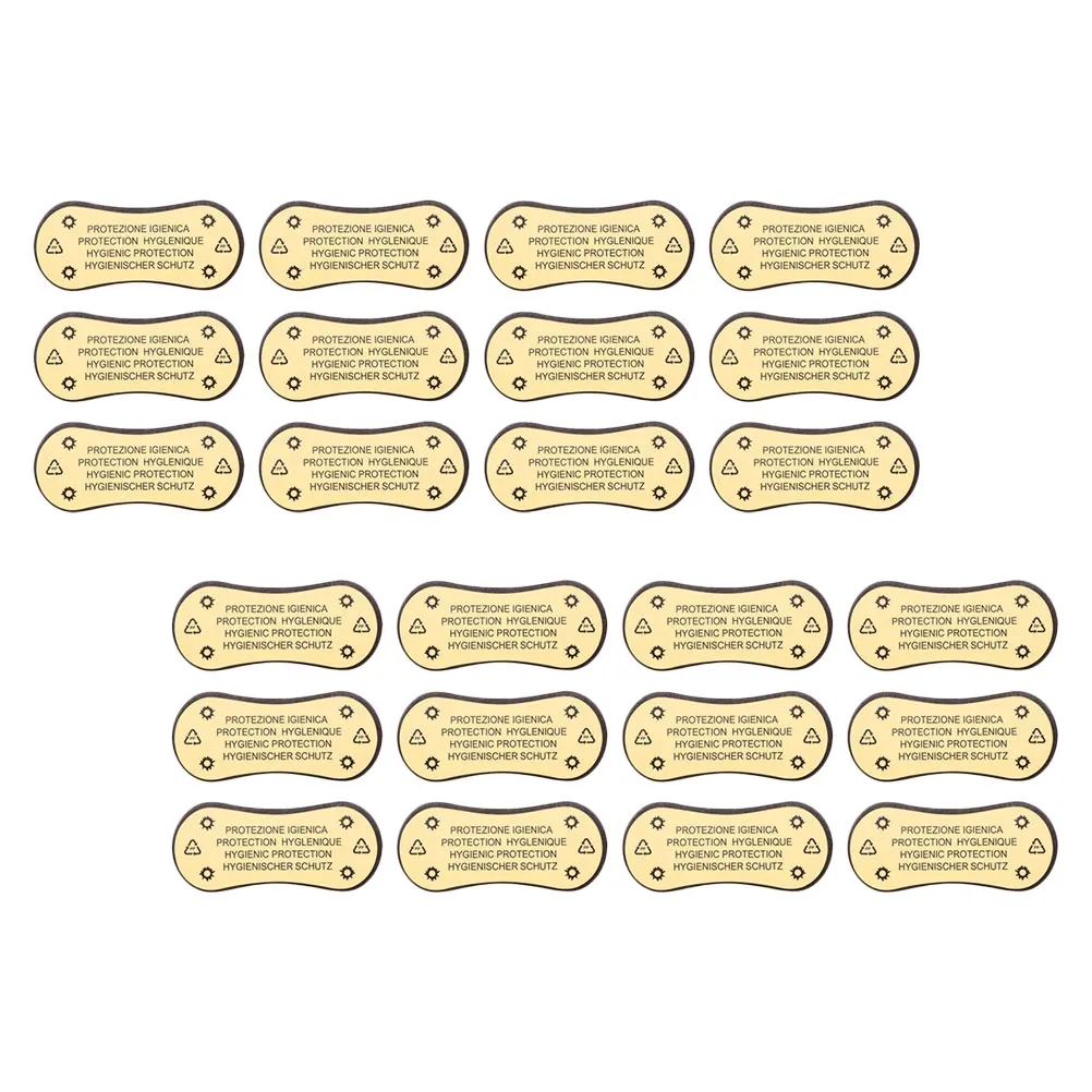 

50pcs Swimsuit Trunk Tags Bath Liner Sticker Adhesive Protective Clothes Stickers Swimwear Labels Hygiene PVC Self Adhesive