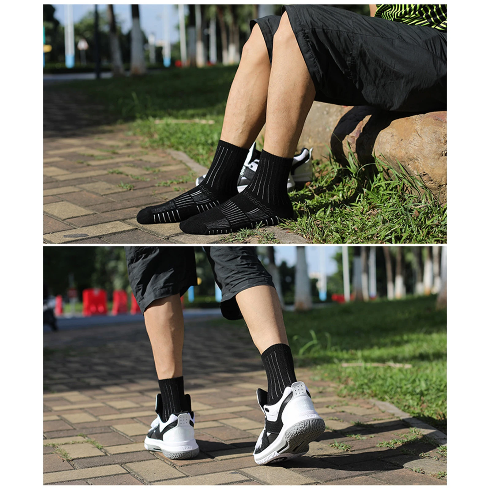 Wear-Resistant Wool Socks Thermal Wool Socks Non-Slip Wear Resistant Breathable Winter Warm Hiking Socks