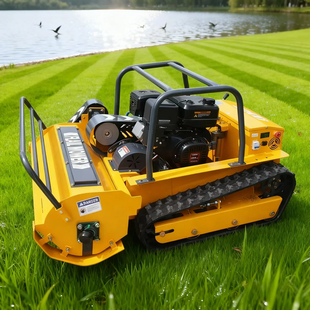 

Индивидуальная гусеничная газонокосилка для лесного хозяйства, дизель, бензин, ширина резки 800/1000/1200 мм, газонокосилка с дистанционным управлением, газонокосилка, резак для травы