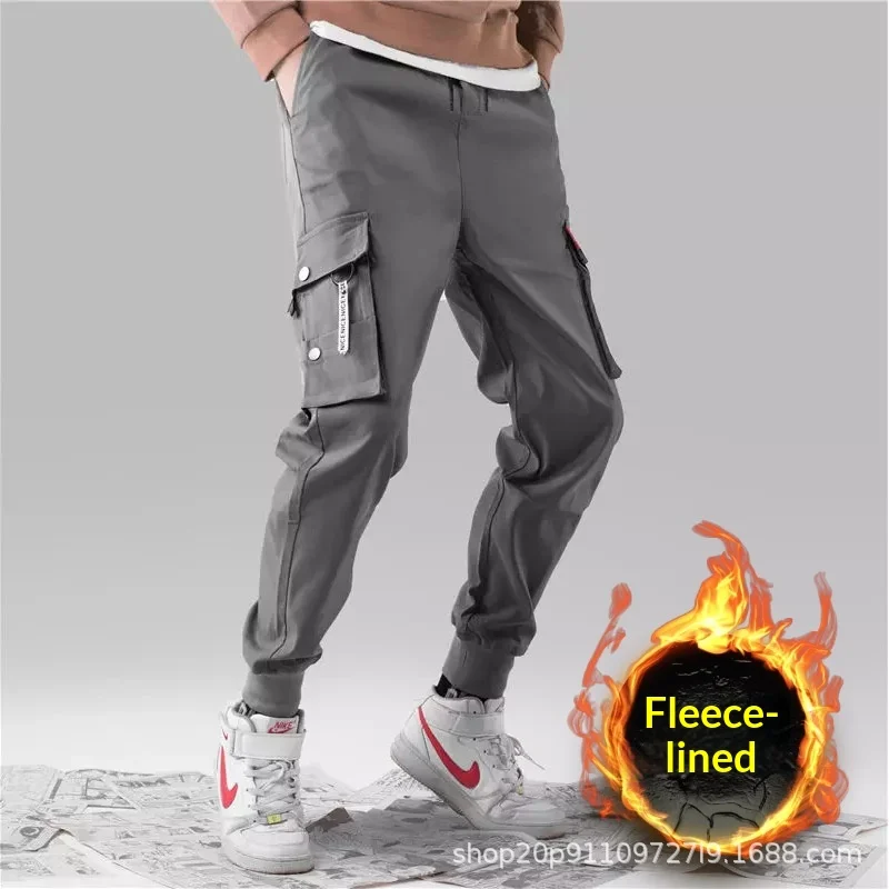 Man Cargo Pants Multi Pocket Drawstring Unisex Men Women Summer Outdoor Hip Hop Sweatpants Fashion Casual Trousers view 4