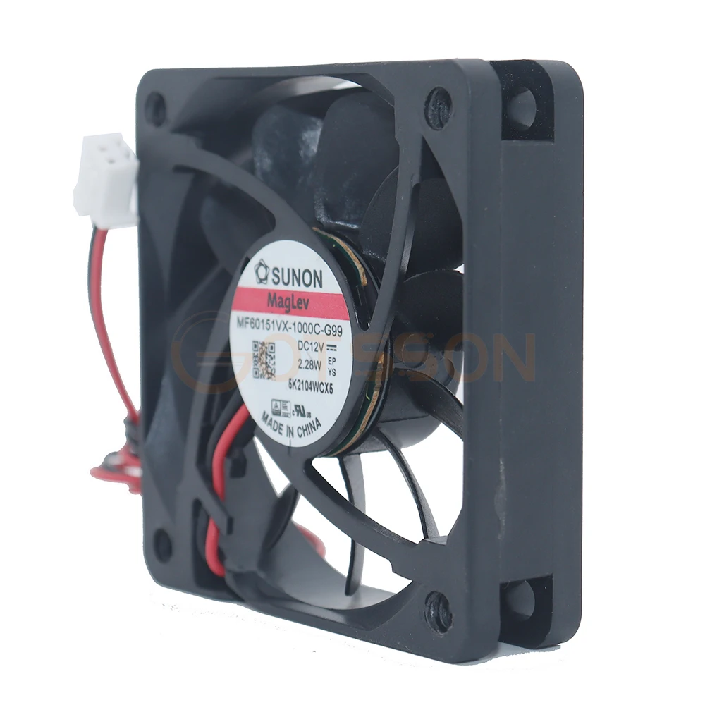 for sunon MF60151VX-1000C-G99 6cm cooler 6015 60*60*15mm DC12V 2.28W cooling fan