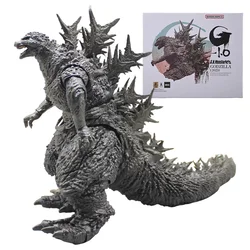 SHM Godzilla Action Figure Toys Movie 2023 SH MonsterArts Godzilla Figures Model Ornament 19cm Anime Peripheral Gift for Kids