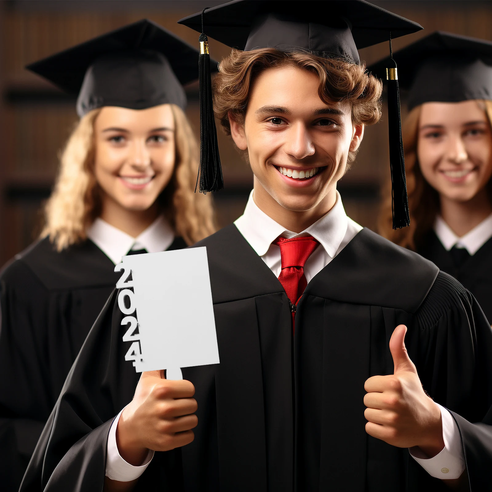 

Small Graduation Sublimation Blank Frame Heat Transfer DIY Picture Frame for Desk Decor Grad Party Supplies Keepsake