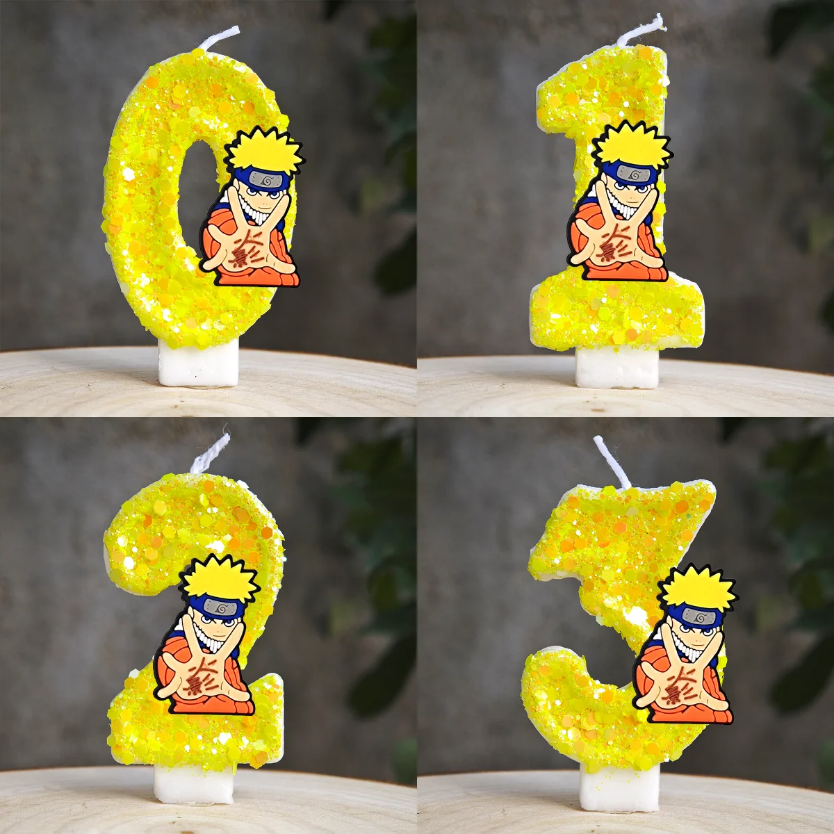 

Classic Naruto Anime Themed Decorative Candle for Celebration Party Supplies Exquisite Collectible Ornament