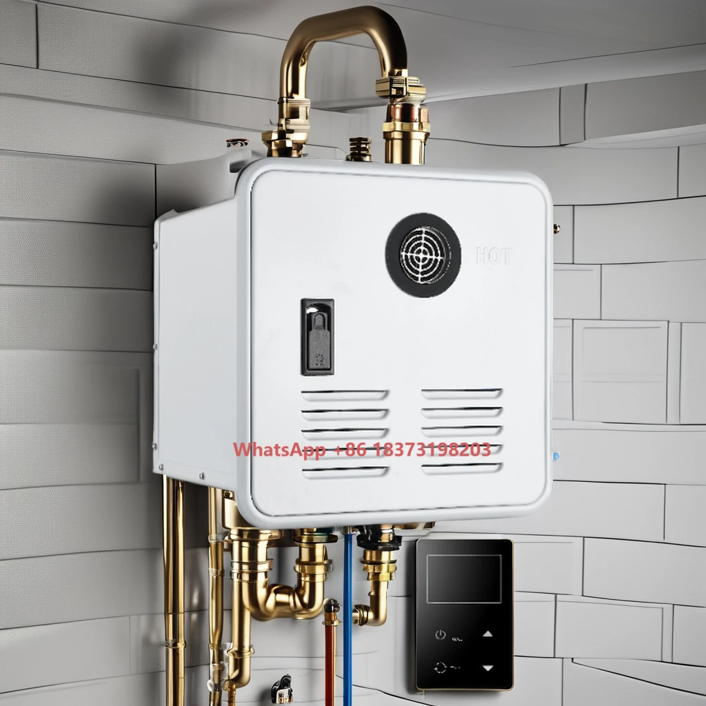 

RV Tankless Water Heater - 55,000 BTU Hot Water - White Door and Remote Controller Included