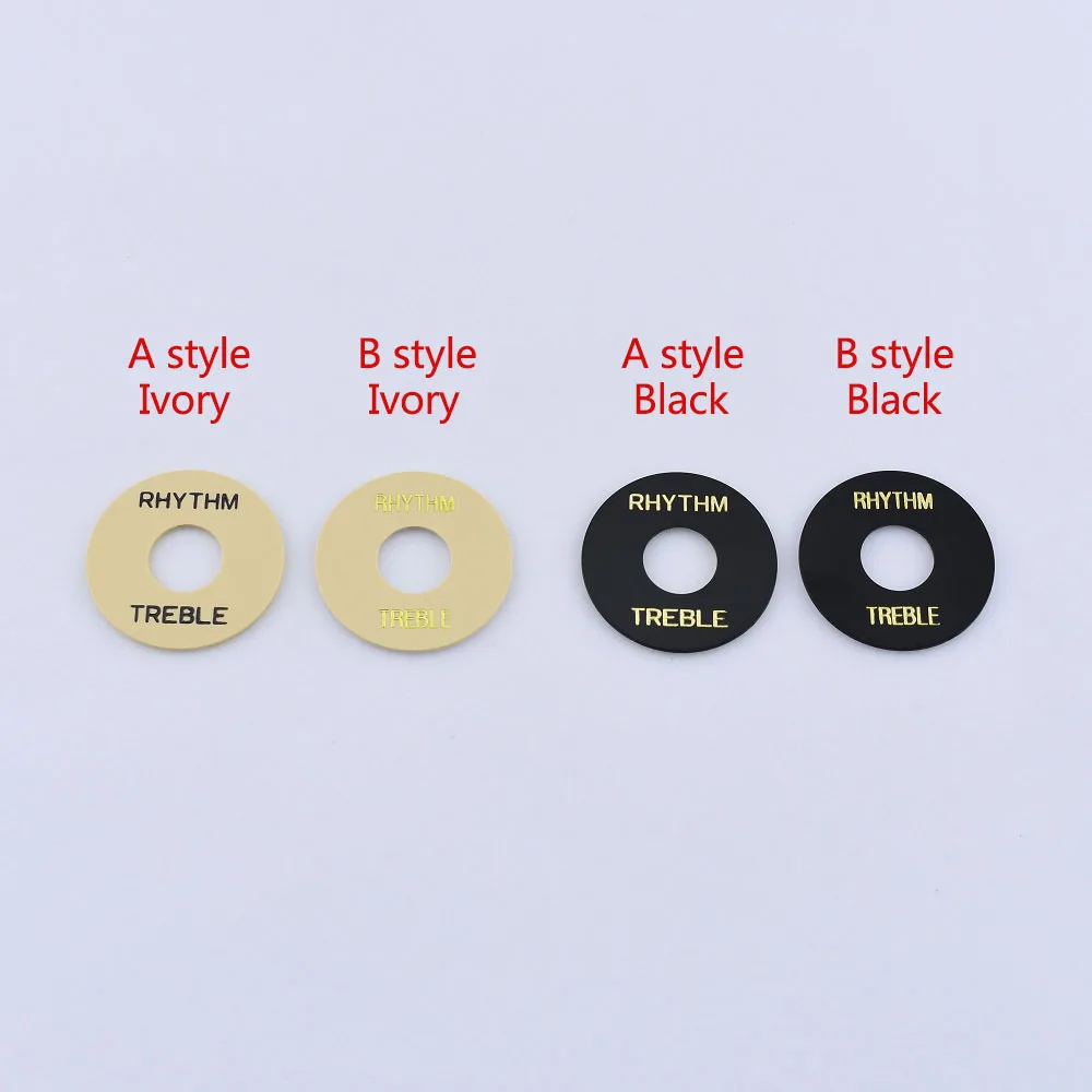 【Made in Korea】 Original Epi-phone 3 Way Toggle Switch Round Plate Rhythm / Treble Surround Ring Plate