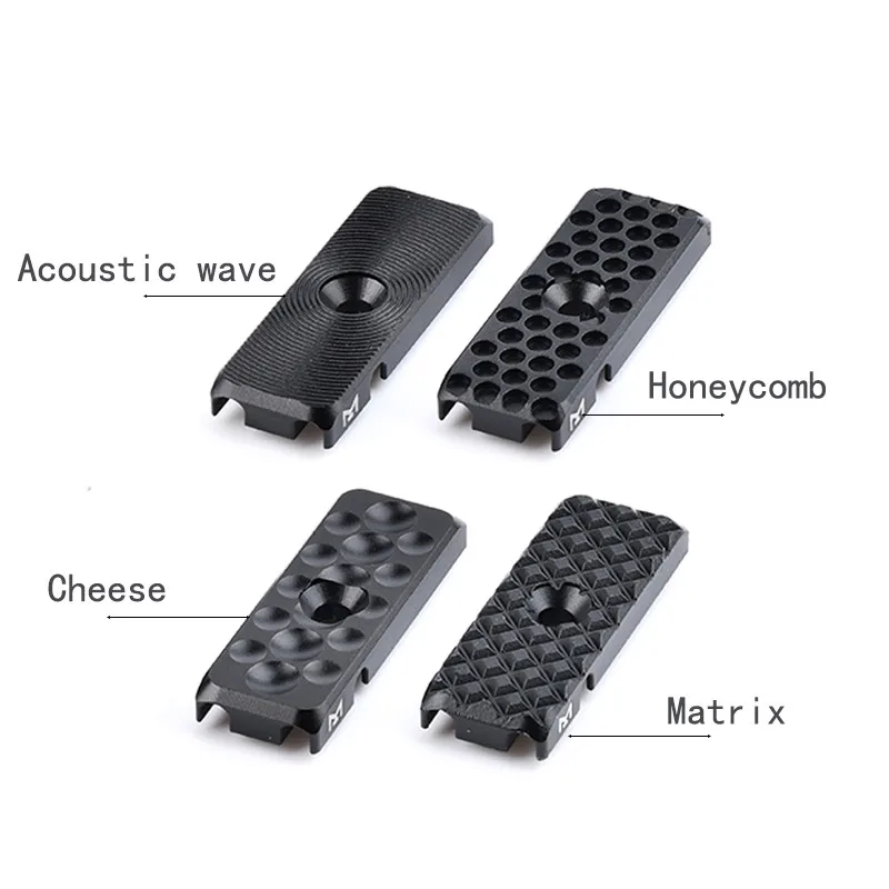 Wadsn militär 3 teile/satz metall cnc taktisches accessroy m-lok keymod draht führungs system airsoft waffen schiene handschutz schwanz fixiert