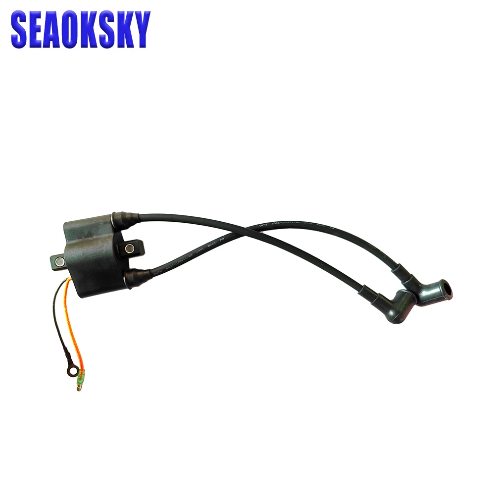 33410-94400 Ignition Coil Assy For Suzuki Outboard Models: DF DT 9.9HP 15HP 40HP 2/4 stroke Replaces 33410-92L10, 33410-92L11