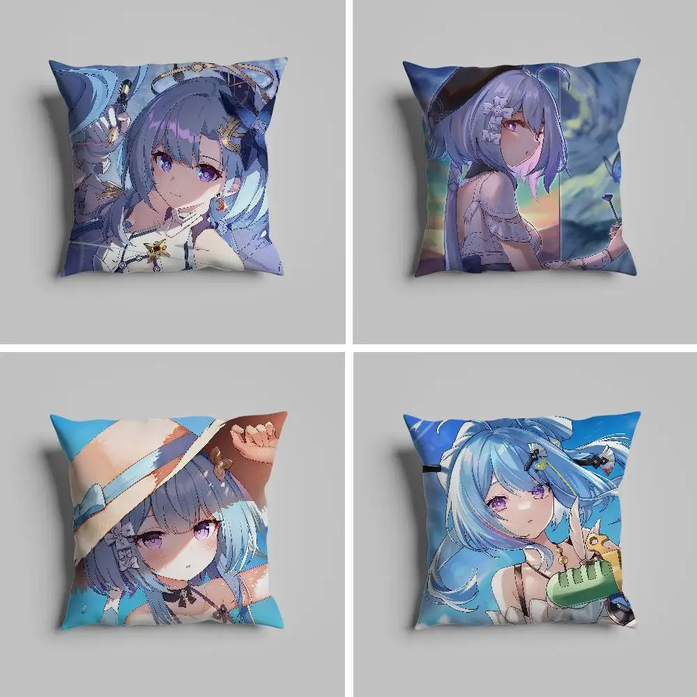 

Griseo Honkai Impact Pillow Case Pillowcase For Car Pillows 60x60 Cushions Luxury Double Sided Cover Home And Decoration Sofa