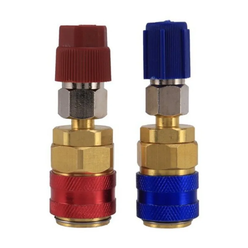R134A Automotive Air Conditioner Quick Connector QC-12LH with R134A Air Conditioner High and Low Voltage Male Interface 13MM16MM