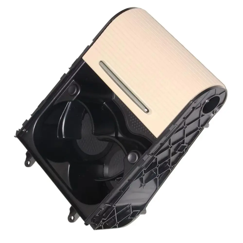 

NEW Beige Car Drink Holder Armrest Console Cup Holders + Folding Cover For VW Passat B6 B7 CC 3CD 858 329 A 3C0 858 329 A