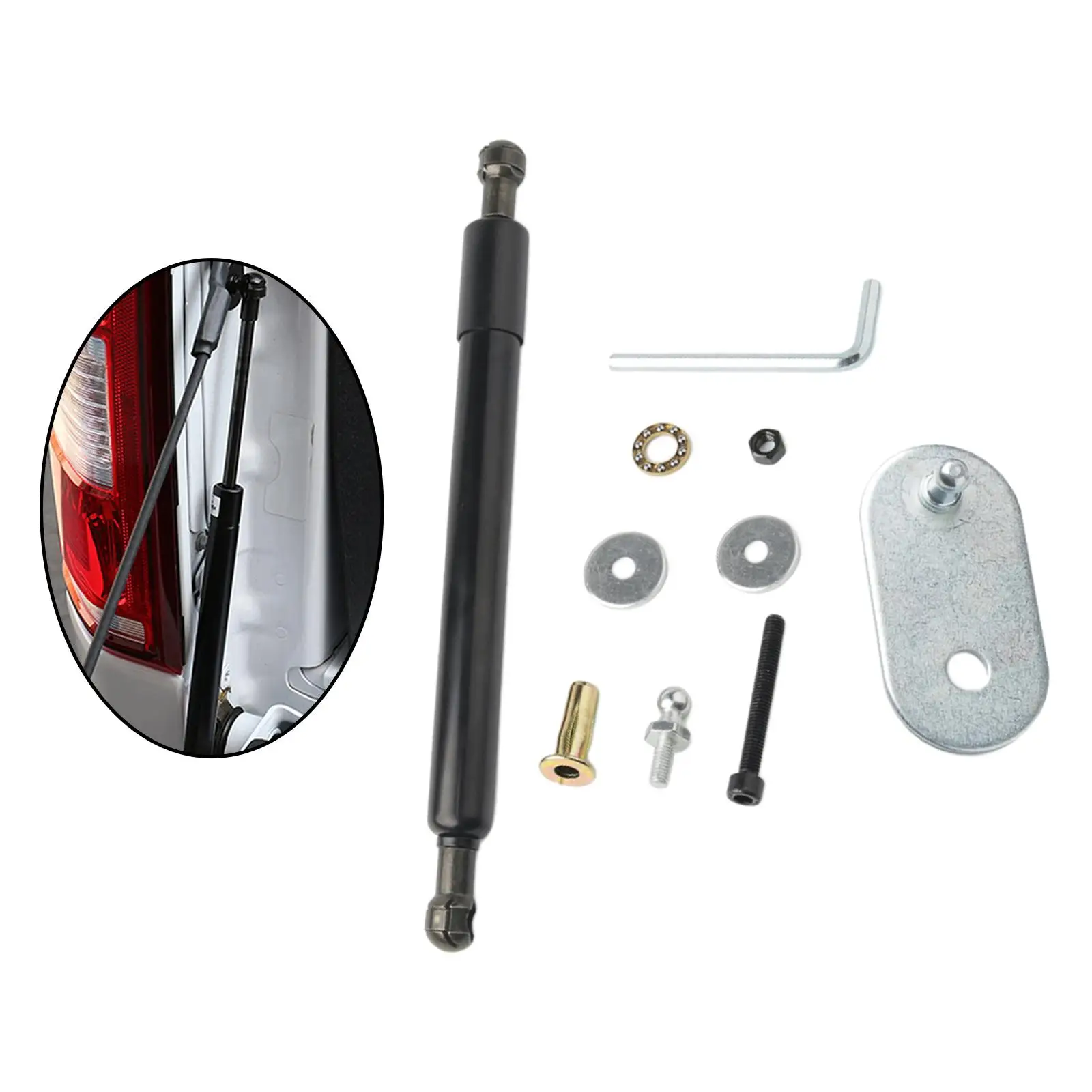 

Амортизаторы, газовая пружина, задняя дверь, замедление, прочный металлический сменный комплект для Ram 1500 2500 3500 2004 2014