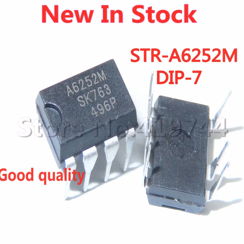 5PCS/LOT STR-A6252M A6252M STR-A6252 A6252 DIP-7 LCD power management chip In Stock New Original