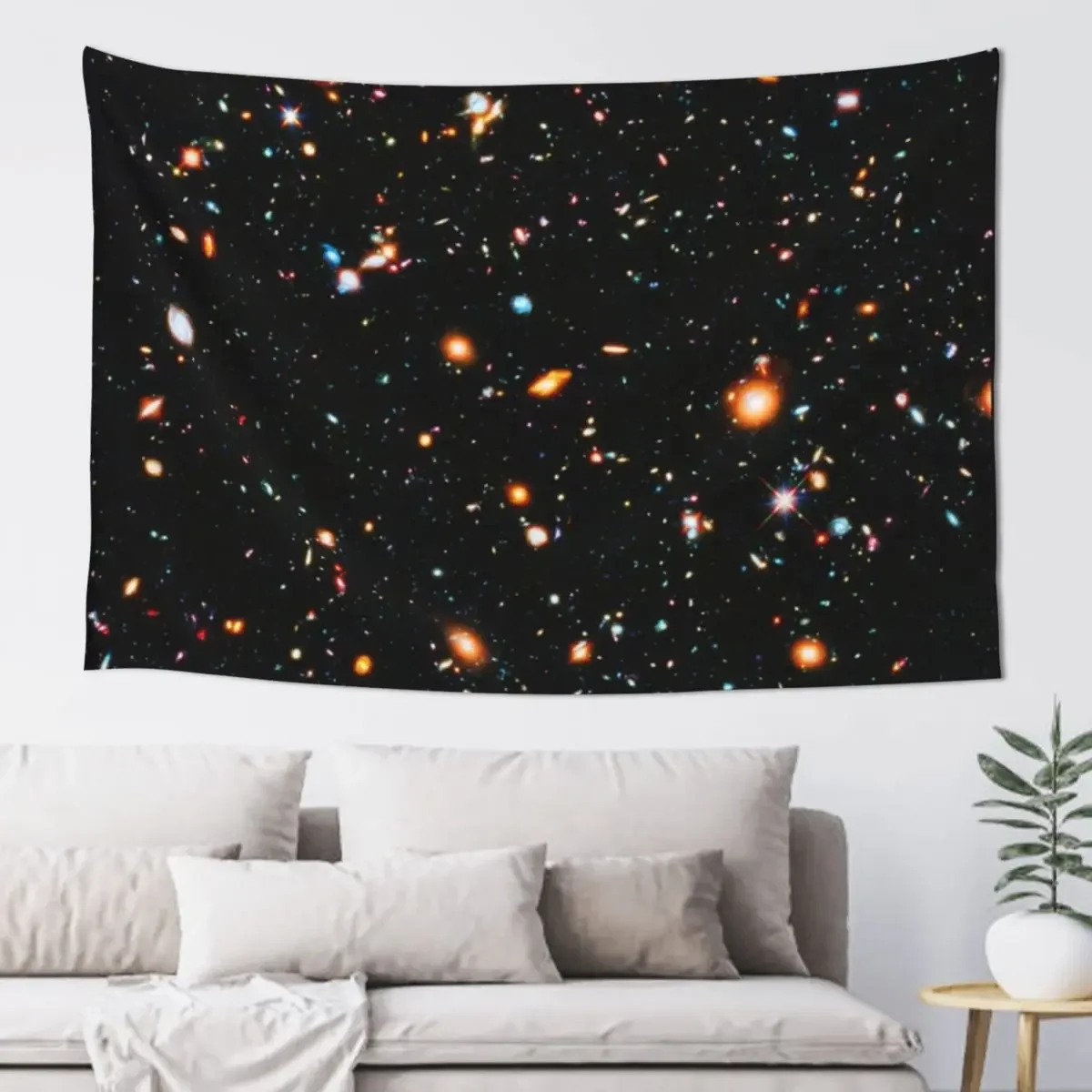 Hubble Extreme Deep Field Tapestry On The Wall Tapete For The Wall Cute Decor Bathroom Decor Tapestry