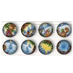 ZZ603Home Fun Cross Stitch Kit Package Greeting Needlework Counted Kits New Style Joy Sunday Kits Embroidery