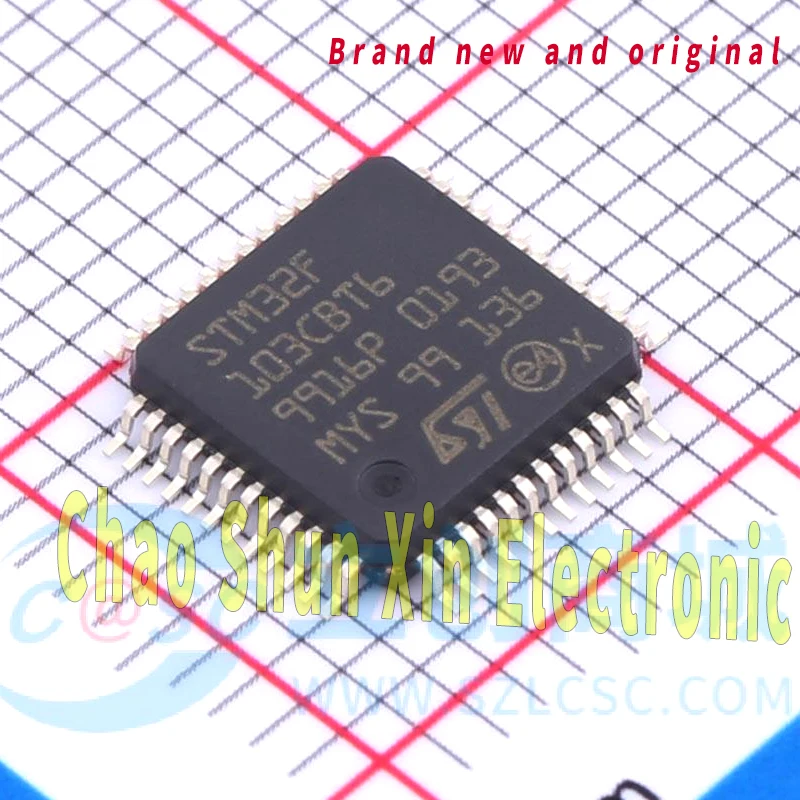 Csx (1 buah) Components Lqfp48 komponen elektronik asli baru STM32F103CBT6TR