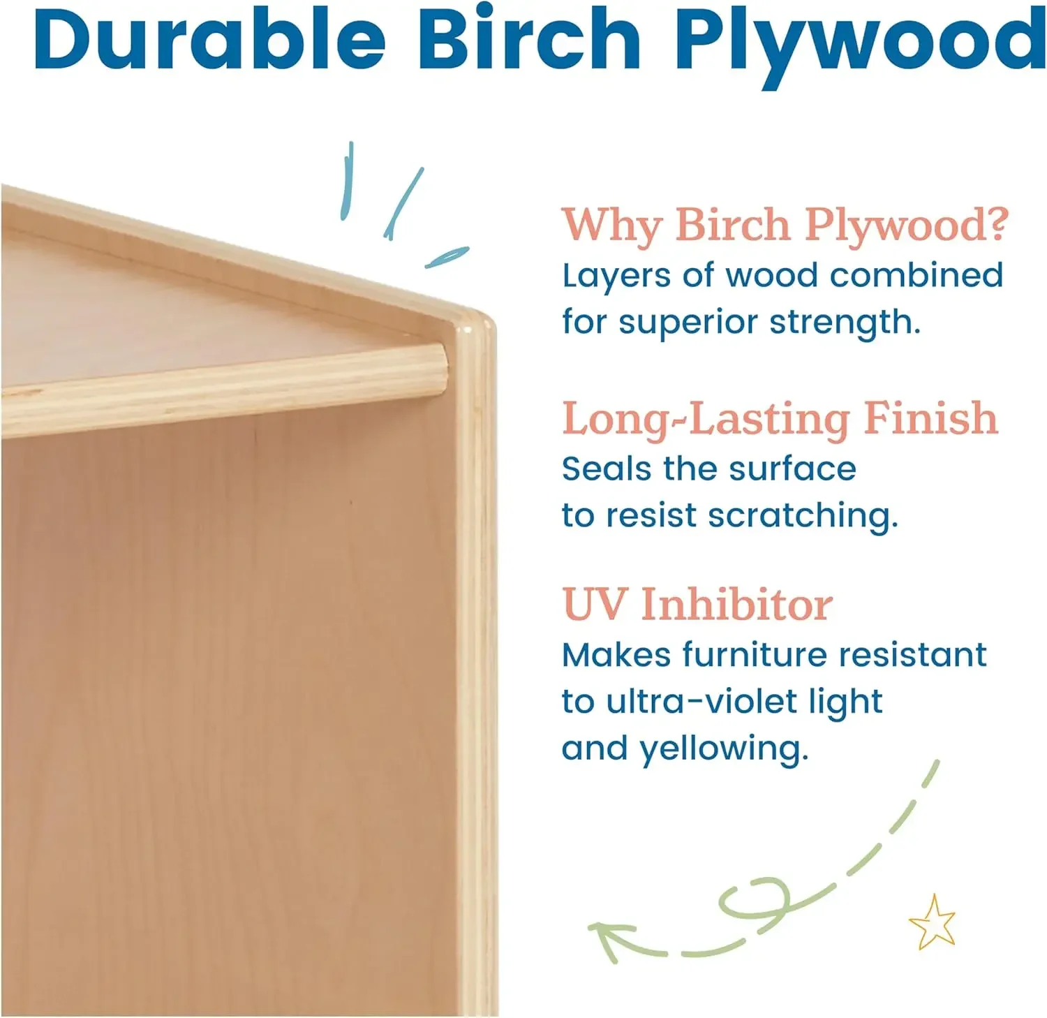 مجموعة مكعبات مجوفة، ألعاب خشبية، طبيعية، 18 قطعة