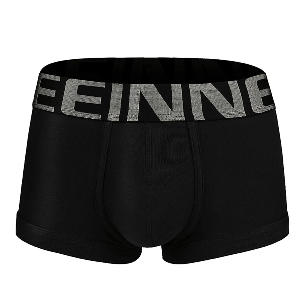 Men's Sexy Comfort Breath Trunks Boxer Underwear Middle Waist Panties Bulge Pouch Shorts Man Breathable Underpants Knickers