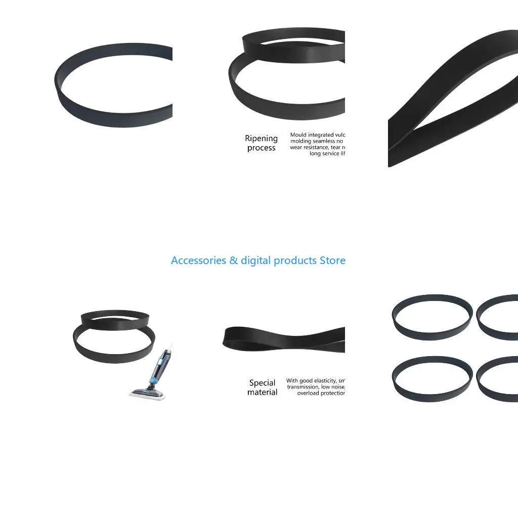 77JD Vacuum Cleaner Drive Belt forBissell 1604895 forBissell Models 2112, 1520, 2690