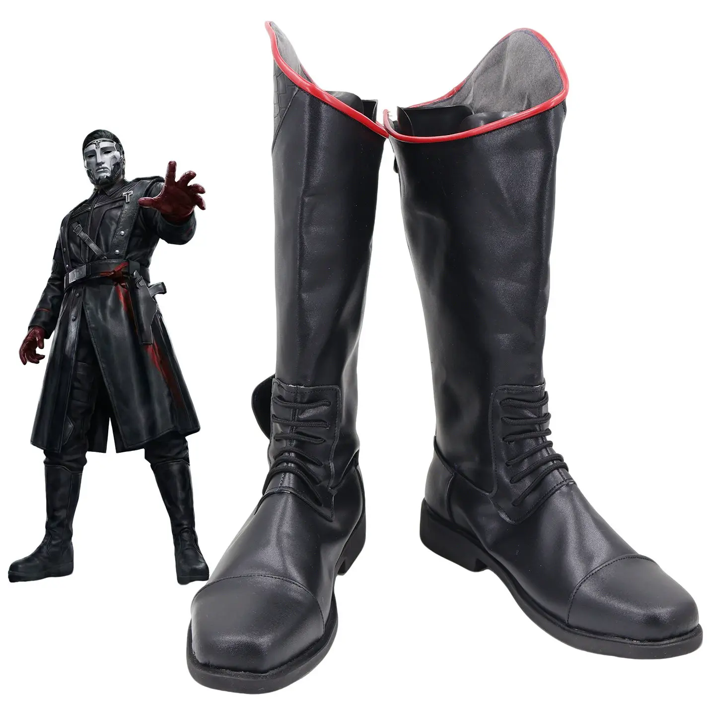 Game Anime Cosplay Shoes Ghroth Delta Force Boots Halloween Costume Accessories Props Made