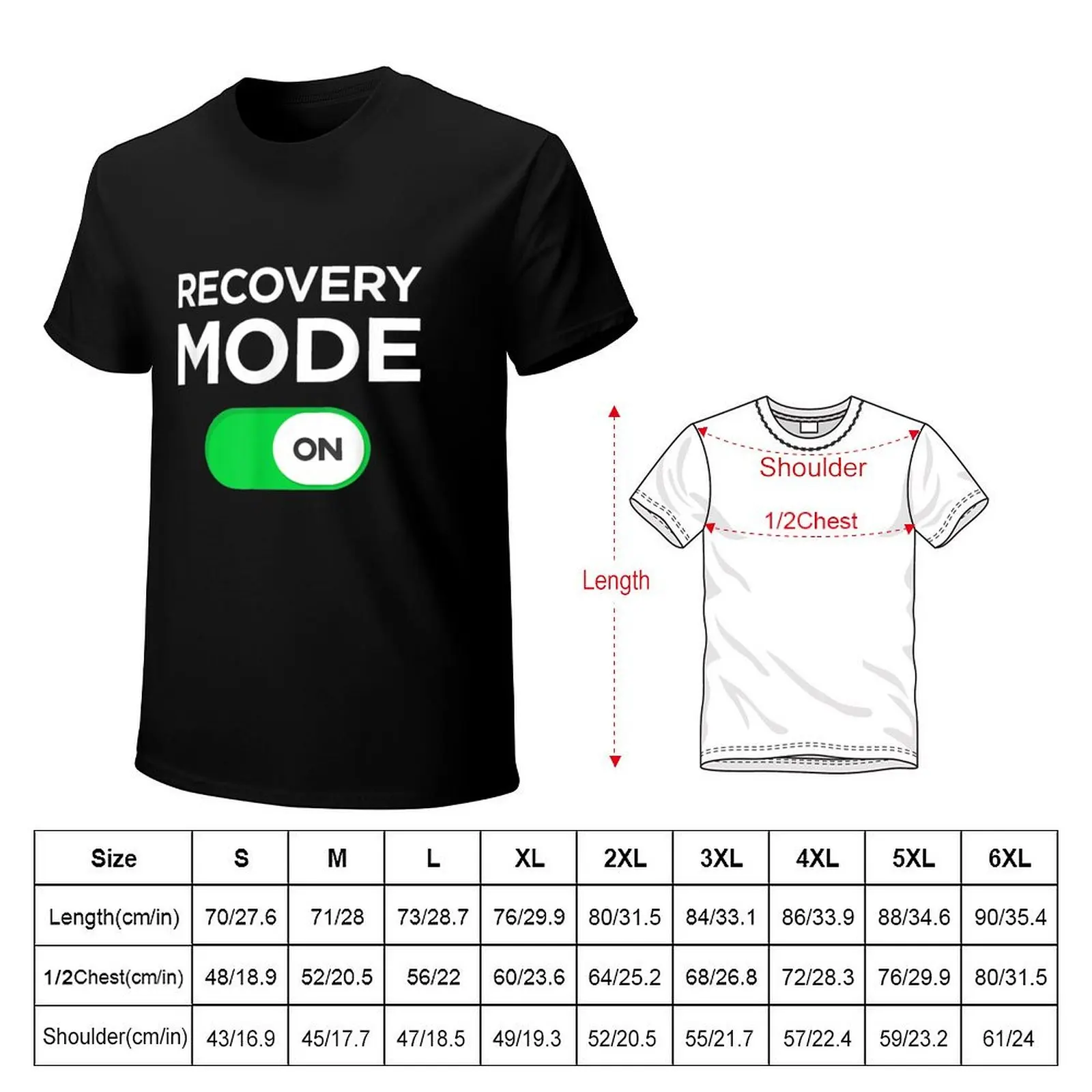 Get Well Soon Gift Recovery Mode On Post Surgery Illnesssize S-5XL T-Shirt t shirts with prints T-Shirt