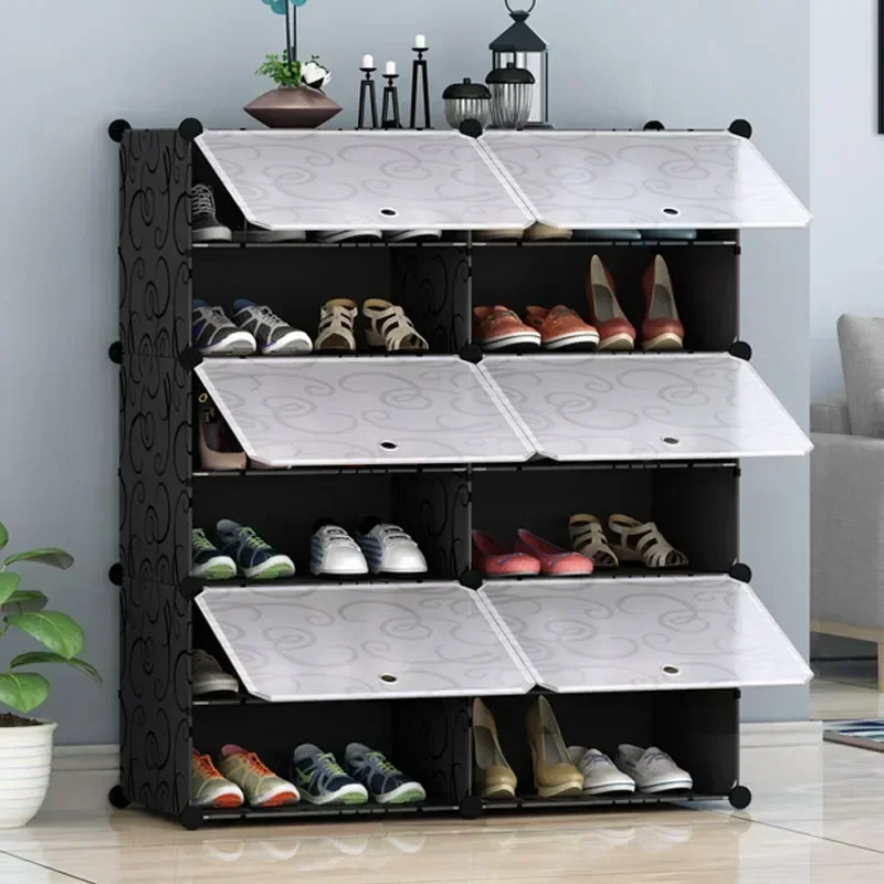 Zapatero Organizador Zapatos Organizer Storage Shoe Rack Entryway Shoe Cabinets Transparent Low Price Zapateros Home Furniture