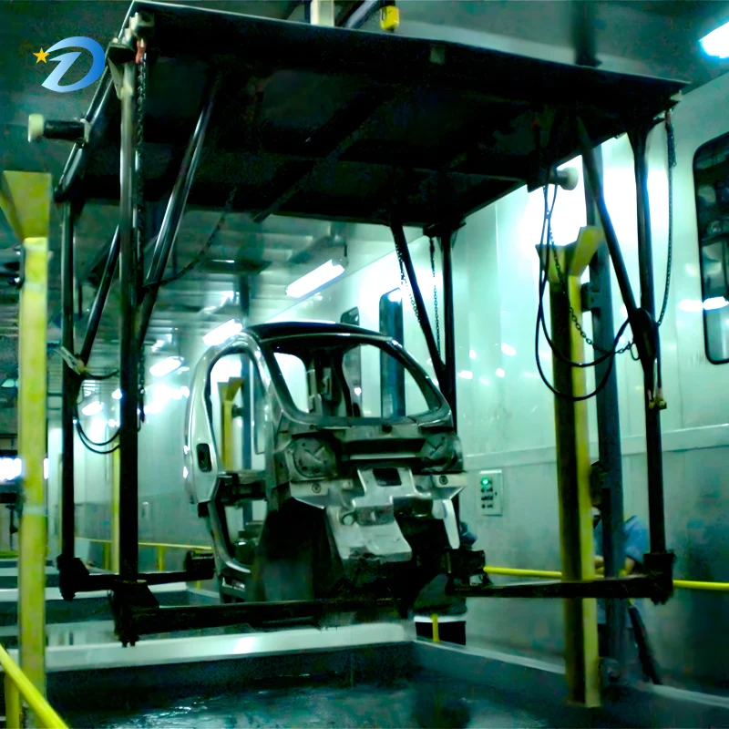 Macchina per la produzione di verniciatura automatizzata Macchina per il trattamento superficiale del telaio del triciclo Macchinari per il rivestimento dei metalli con rivestimento della vernice